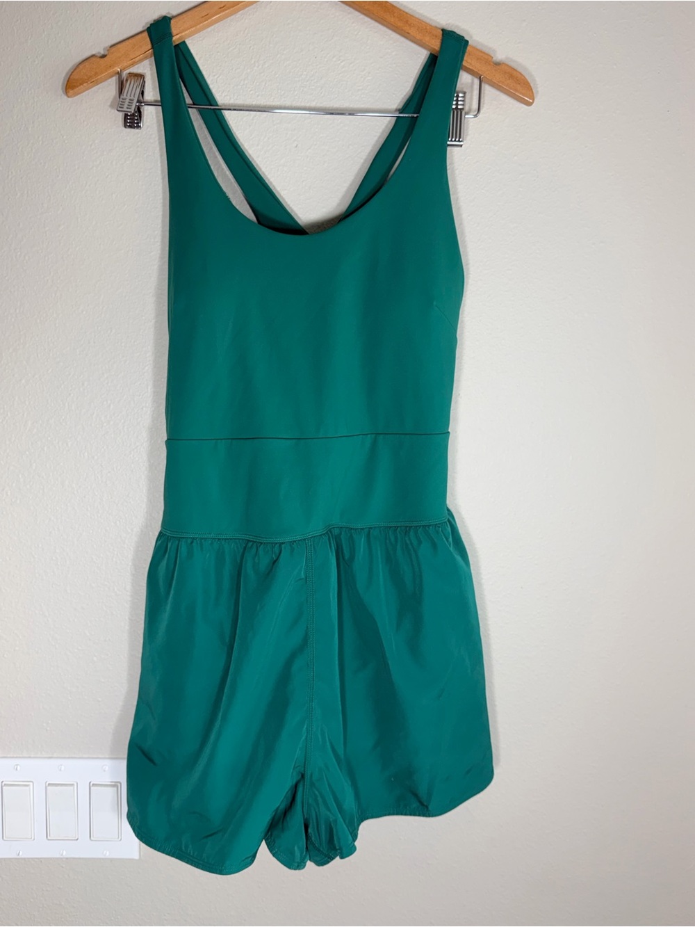 NWT Avia Women's Cross back active buttersoft  Romper size L (12-14)